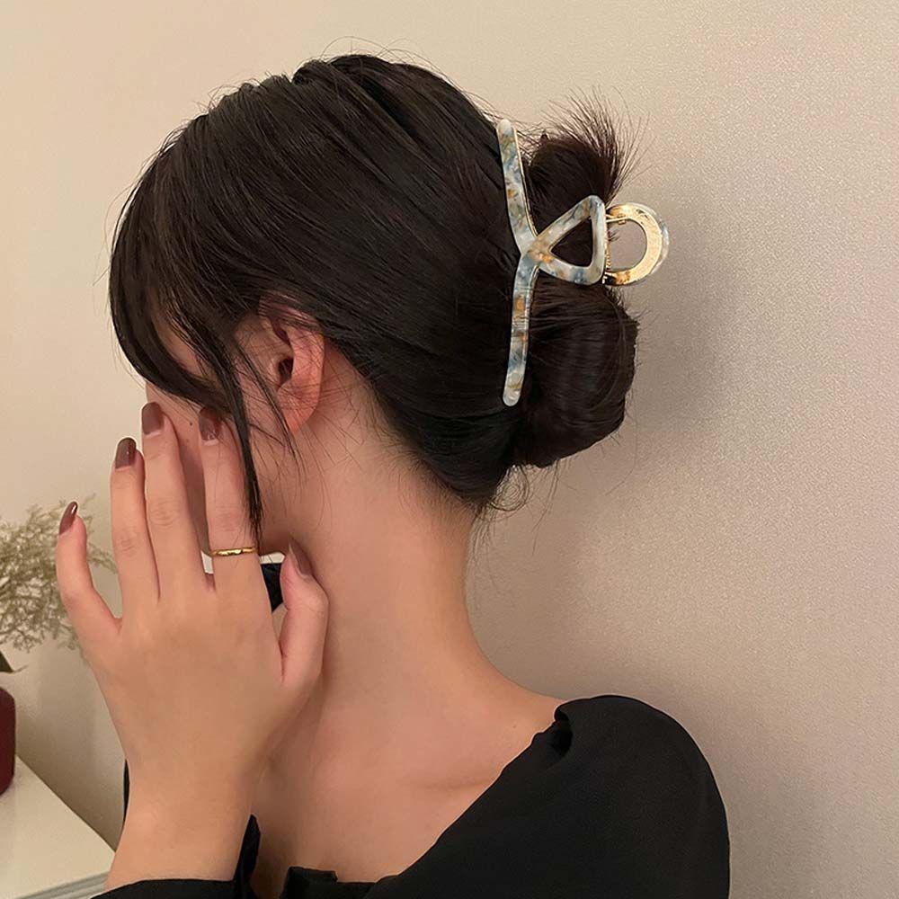 TWINKLE Kẹp Tóc Trang Trí Màu Sắc Ngọt Ngào Bằng Nhựa Acrylic Cho Nữ