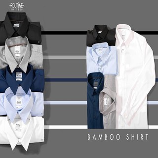 Áo sơmi ROUTINE tay dài vải tre bamboo cực độc và lạ, vải siêu nhẹ, siêu mềm mịn💖đẹpcháyhàng vài mã rồi anh em💖