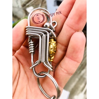 Móc khoá thủ công rồng vàng