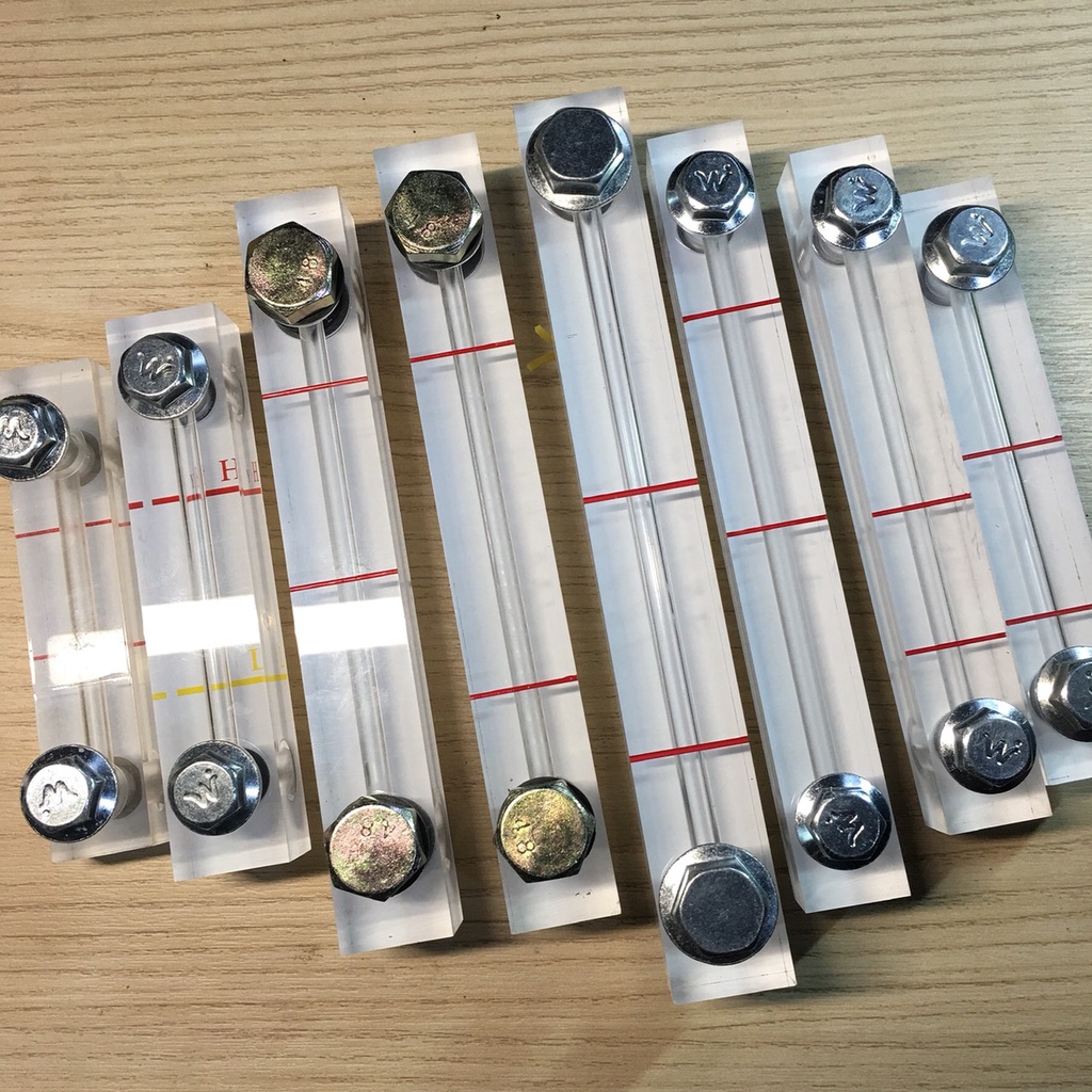 Thước Thăm Dầu Máy Nén Khí trục Vít, kính Thăm Dầu Các Loại, Oil level gauge