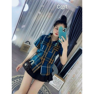 Áo sơmi tay ngắn cổ bẻ bbr
