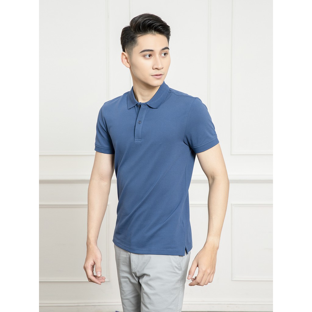 Áo thun nam ngắn tay có cổ, áo phông nam ngắn tay có cổ⚡ARISTINO⚡ trơn đơn giản, tinh xảo, kiểu dáng SLIM FIT - APSR02