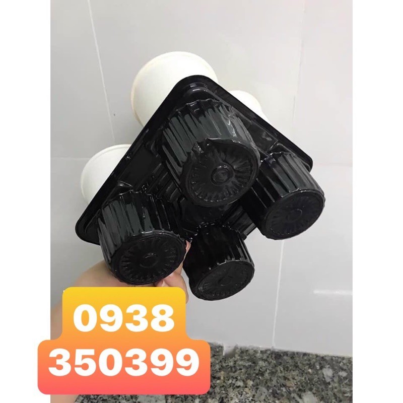 Khay nhựa đựng 4 ly trà sữa  - Khay đựng ly dùng 1 lần - 100 cái | BigBuy360 - bigbuy360.vn