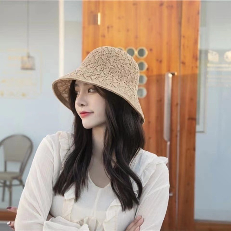 Nón Ren 2 Mặt Thêu Hoa Vân Lượn Sóng L2134