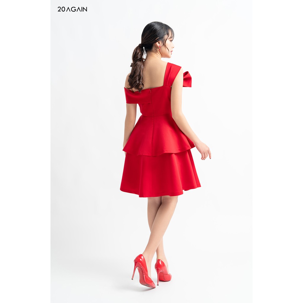 Đầm vải trễ vai nơ lệch - 20 AGAIN - DEA1161 | BigBuy360 - bigbuy360.vn
