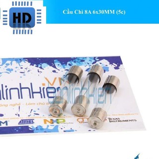 Cầu Chì Ống Các Loại Kích Thước 6x30MM ( Túi 5 cái)