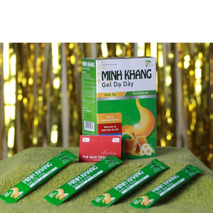 Gel dạ dày Minh Khang - Hỗ trợ giảm các triệu chứng do viêm loét dạ dày