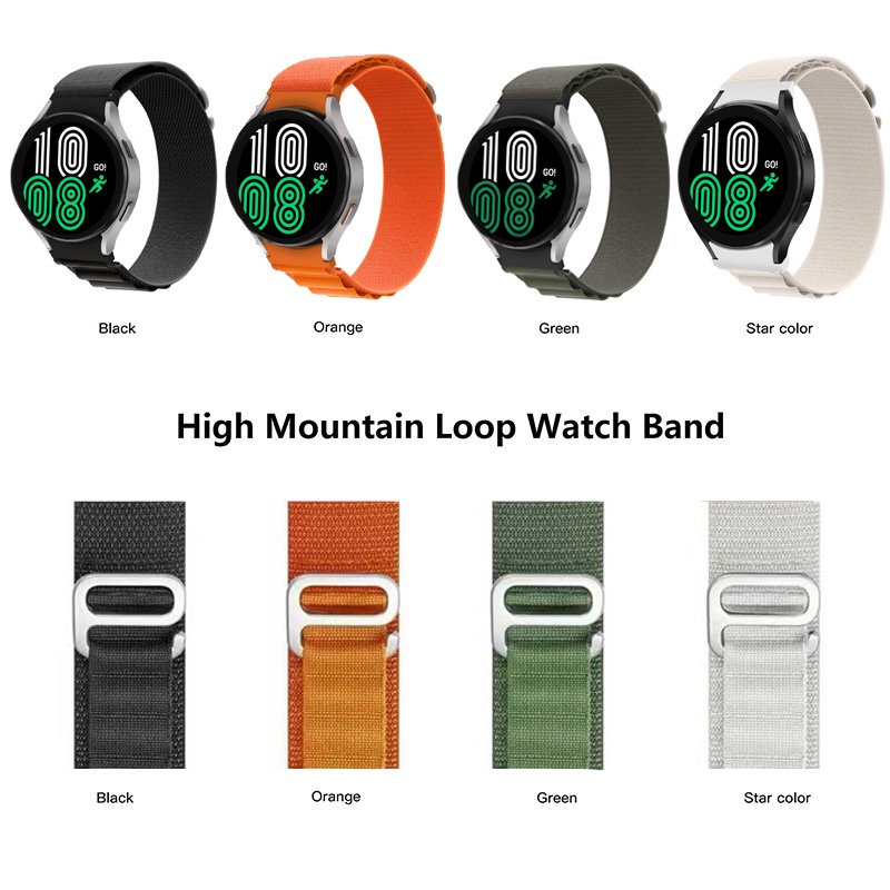 Dây Nylon Cho ĐồNg Hồ Samsung 5 / 4 44mm 40mm 4 Classic 42 46mm 5 Pro 45mm