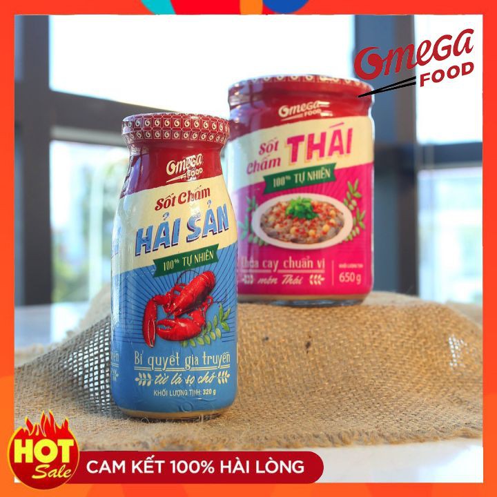 Nước Sốt Chấm - Combo 2 Chai Nước Sốt Chấm Hải Sản Và Sốt Chấm Thái Chuẩn Thái Lan Omega food