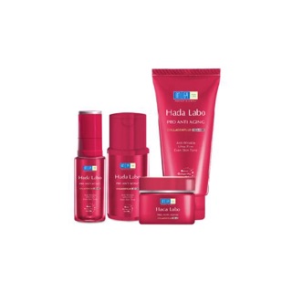 Bộ 4 sản phẩm hadalabo pro anti aging chống lão hoá da