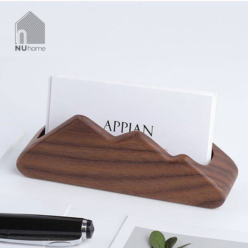 nuhome.vn | Hộp đựng name card cao cấp bằng gỗ tự nhiên, kiểu dáng độc lạ, tạo dấu ấn riêng cho thương hiệu