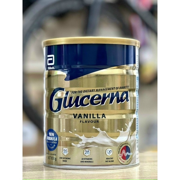 Sữa Glucerna 850gr Úc dành cho người tiểu đường (date 4/2023)