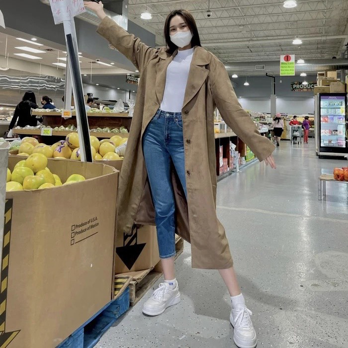 Quần jean 9 TẤC BigSize phom Baggy / boyfriend co dãn mạnh, lưng cao, màu xanh đậm was râu mèo 4204 MLJ hottrend