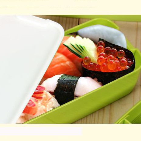 HCM - Hộp cơm Lunch box 2 tầng 750ml kèm muỗng