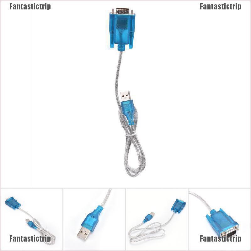 Fantastictrip 1.5m New USB to RS232 Serial 9 Pin DB9 Female Converter Adapter Cable Win XP 7 8 10