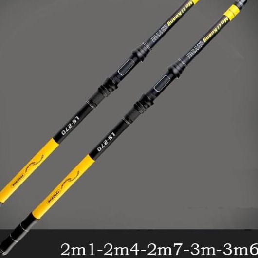 🐬Cần câu máy Hunts man trâu bò nhấc tĩnh 3.5 kg chất liệu Carbon đủ size từ 2m1 đến 3m6 - CM3 🐬