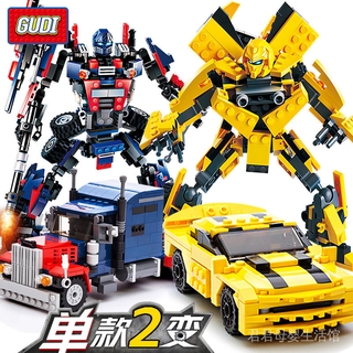 Mô hình lắp ráp robot biến hình xe hơi Bumblebee