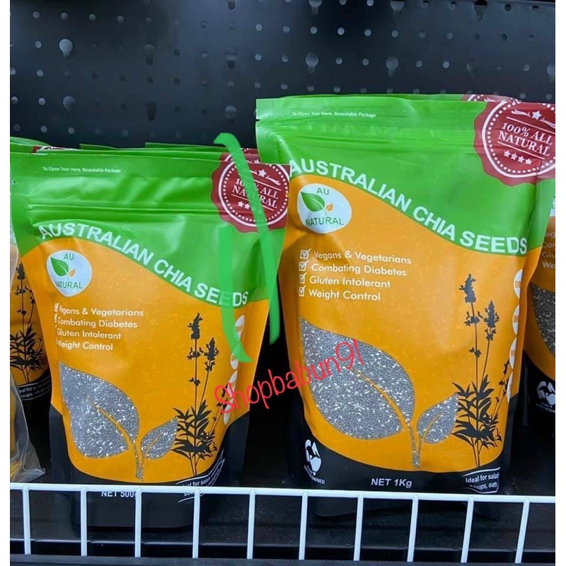 Hạt ChiA Úc cao cấp 500gr. 1000gr date t6/23