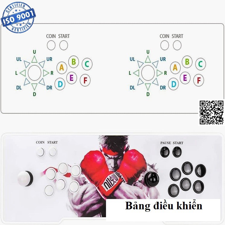 1690 Máy game thùng đôi tích hợp sẵn trò chơi NEOGEO thùng thẻ MAME Arcade