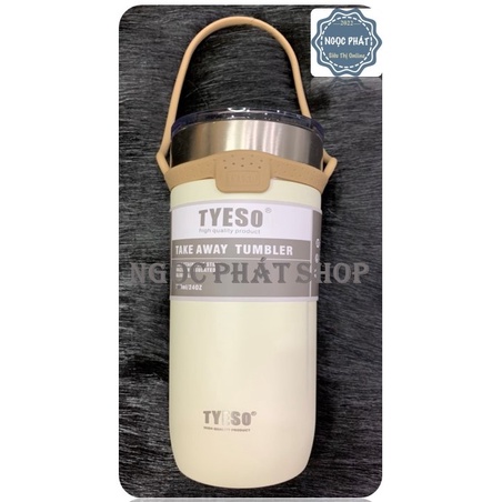 Ly giữ nhiệt TYESO 710ML có quai xách