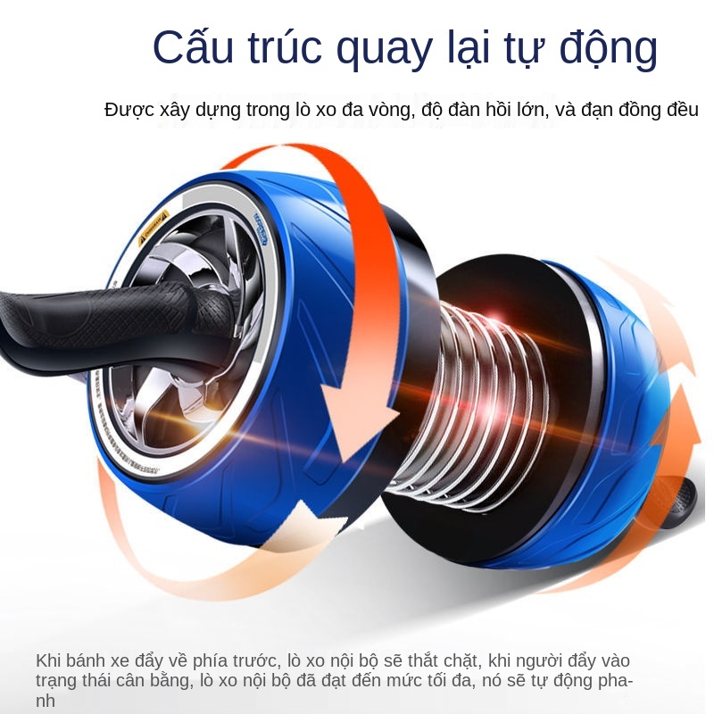 Bán trực tiếp thương hiệu [Đặc biệt của ngày hôm nay] Phiên bản châu Âu và Mỹ của thiết bị tập thể dục bánh xe cơ bụng t