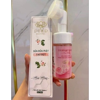 Sửa rửa mặt tạo bọt tinh chất hoa hồng