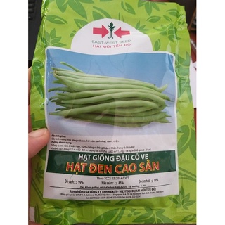 Hạt giống đậu cove hạt đen cao sản gói 100g Hai Mũi Tên Đỏ