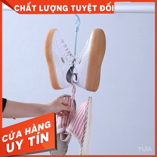 SIÊU SALE ❤️Giá để giày ban công móc đôi chống gió, giá treo giày đa năng, giá để giày, móc treo, giá để giày, giá phơi