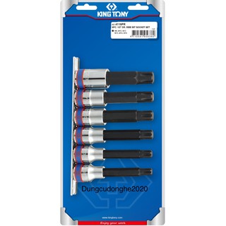 1/2" bộ đầu tuýp sao dài 6 chi tiết kingtony 4116pr