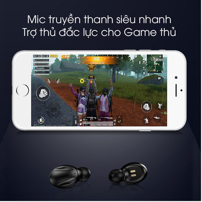 【COD】Tai nghe bluetooth mini nhét tai không dây có mic tws 5.0 HIFI XG13pro thể thao cho Samsung Oppo Sony tai nghe blutooth