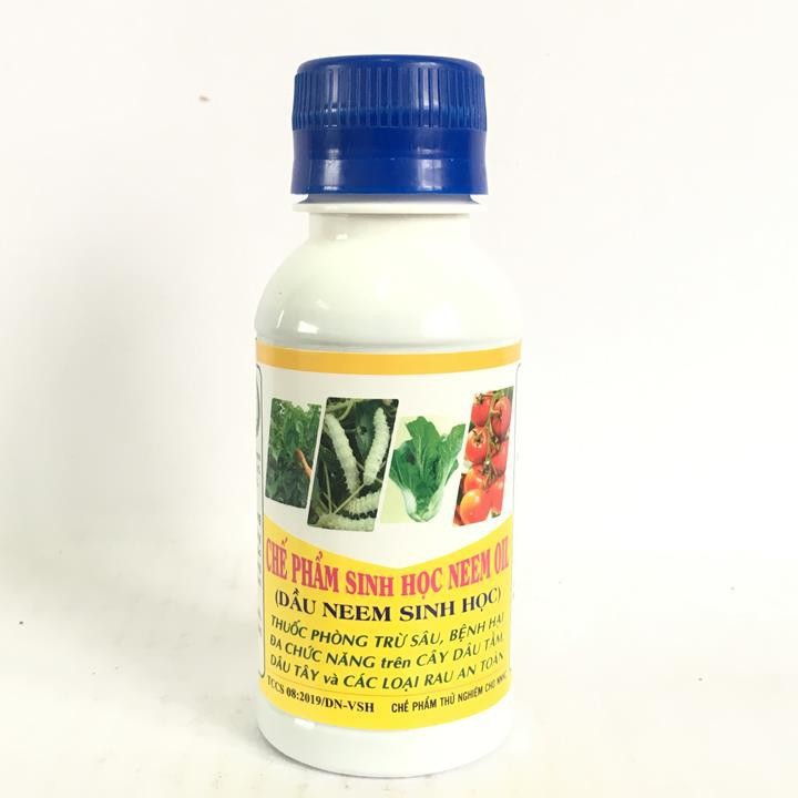 NEEM OIL chai 100ml - Dầu Neem phòng trừ sâu, bệnh hại đa chức năng trên Hoa Lan và các loại hoa, cây kiểng