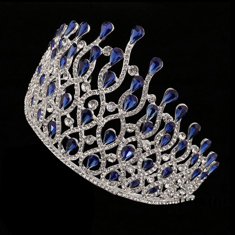 Vương miện cài tóc GETNOIVAS đính pha lê kiểu dáng mới lạ