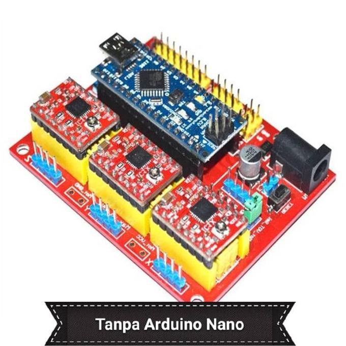 Bộ Định Tuyến Máy In 3d Arduino Nano Cnc Shield V4 3 Trục - A4988 Clone