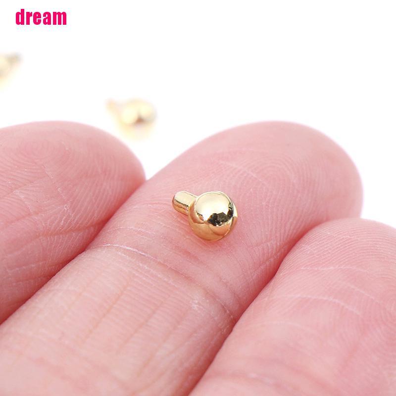 Set 2 tay nắm cửa mini kiểu cổ điển dành cho búp bê