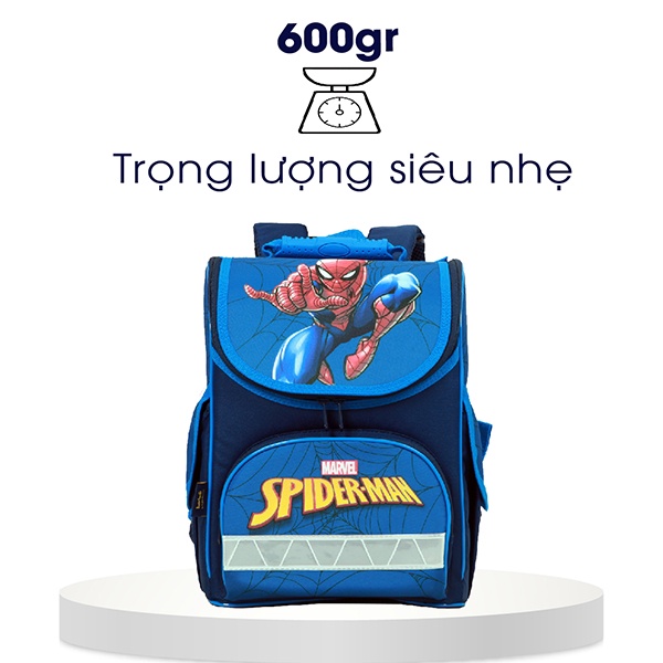 Balo chống gù Tiger Family NQ Amazing Spider Man, balo học sinh cho bé trai từ 16 - 25kg
