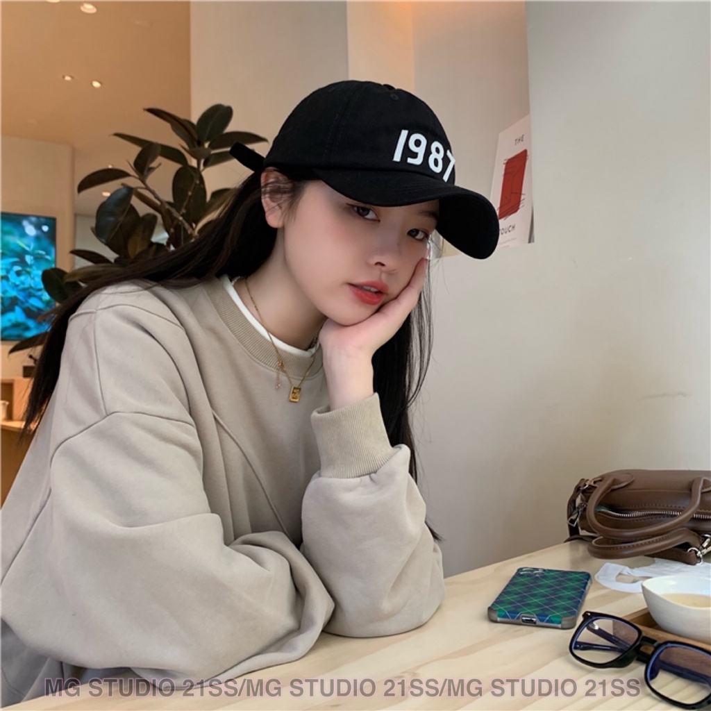 Nón lưỡi trai MG STUDIO mềm mại phong cách Hàn Quốc thời trang xuân hè 2022