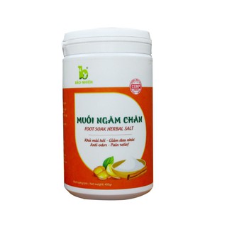 Muối ngâm chân Bảo Nhiên 400g giúp giảm đau xương khớp An thần Ngủ ngon