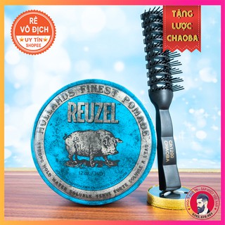 [CHÍNH HÃNG STORE HÀ NỘI] Pomade vuốt tóc gốc nước Reuzel Pomade Blue - 113g - nhập khẩu Hà Lan