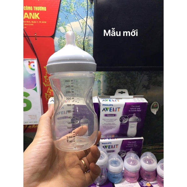 Bình sữa avent  125ml 260ml 330ml mẫu mới /mẫu cũ