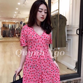 Váy cherry zara sẵn xả kho