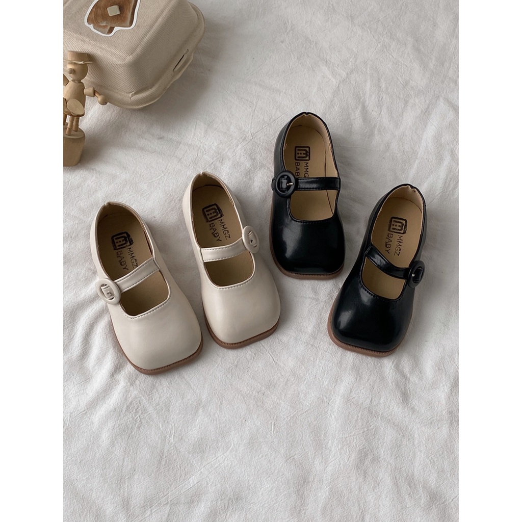 Giày búp bê cho bé gái phong cách Hàn Quốc da mềm mã mới V293