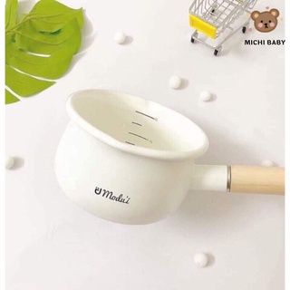 Nồi nấu ăn dặm cho bé Modui Tráng Men Sứ Michi Baby