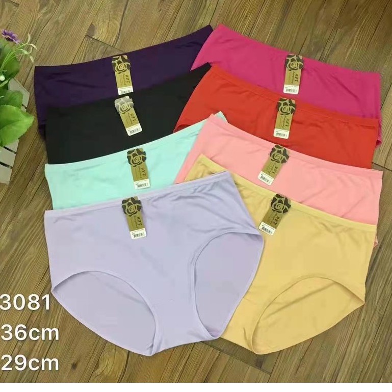 Quần lót nữ bigsize 4XL 5XL lưng cao cotton chất đẹp cho người già trẻ béo mập 70kg 80kg 90kg 100kg (Q3081) | BigBuy360 - bigbuy360.vn