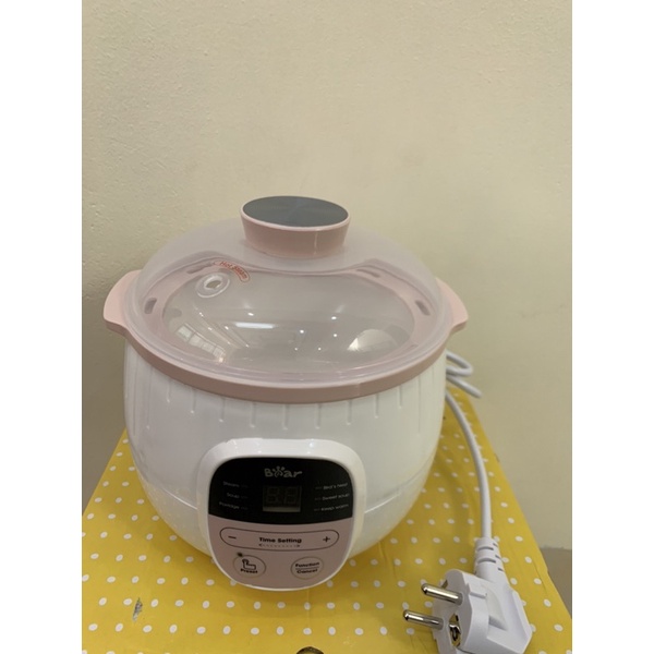 NỒI NẤU CHÁO CHẬM , CHƯNG YẾN HÃNG BEAR 0,8 LÍT SỊN