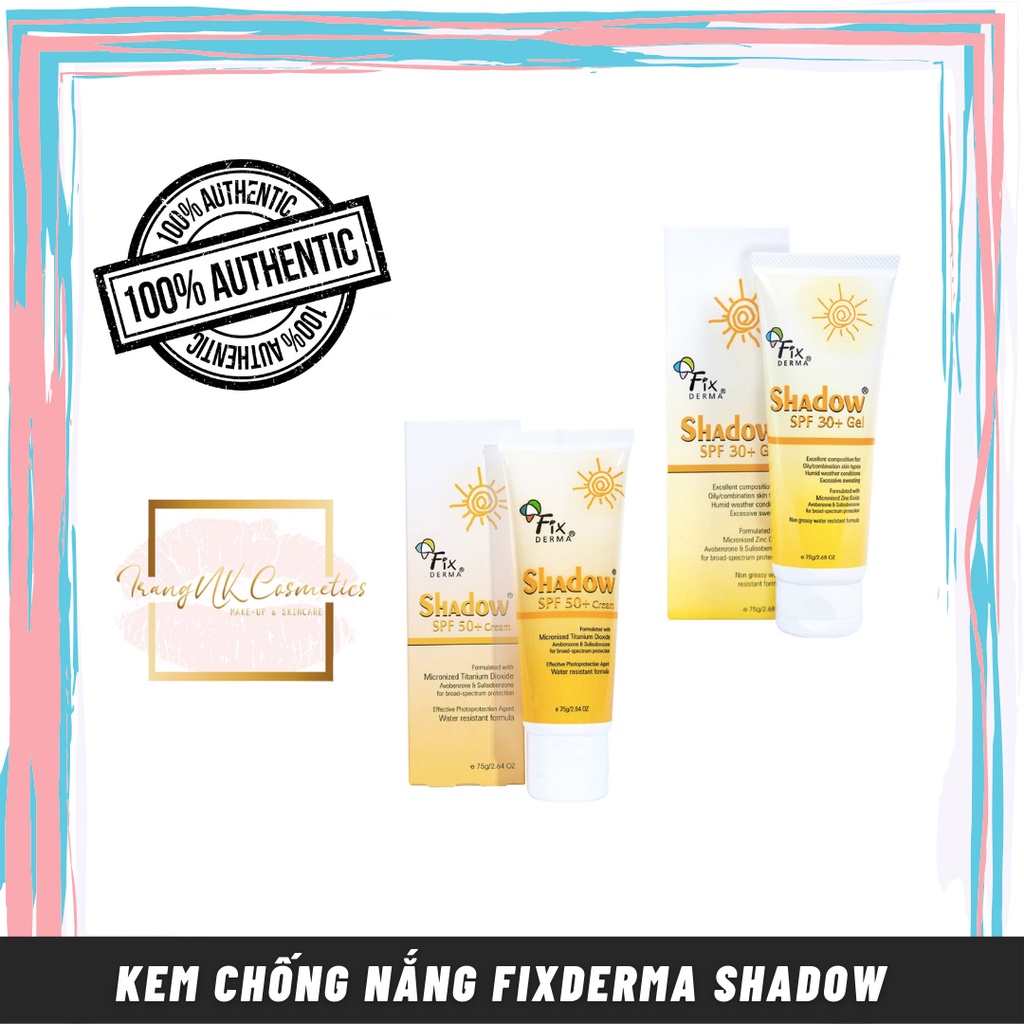 Kem Chống Nắng Fixderma Shadow