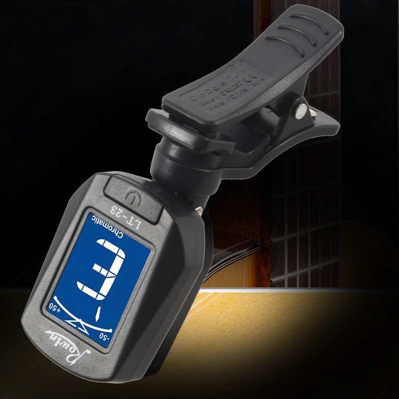 LT-23 Acoustic Guitar Tuner Clip On Tuner for Electric Guitars Bass Chromatic Violin Ukulele