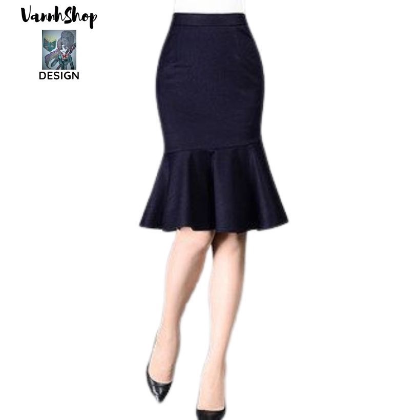 Chân váy đuôi cá ôm body tôn dáng - Thời trang công sở nữ VannhShop MS009