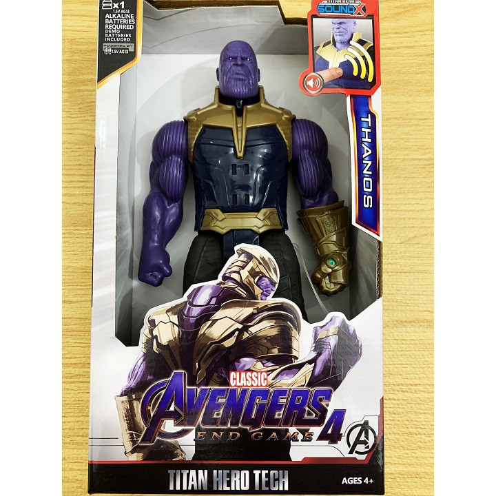 Đồ Chơi Mô Hình Thanos Siêu Khủng Nhựa Đặc Cao 30cm Có Đèn Led Đỏ Và Phát Nhạc - MEOMEOSHOP2021