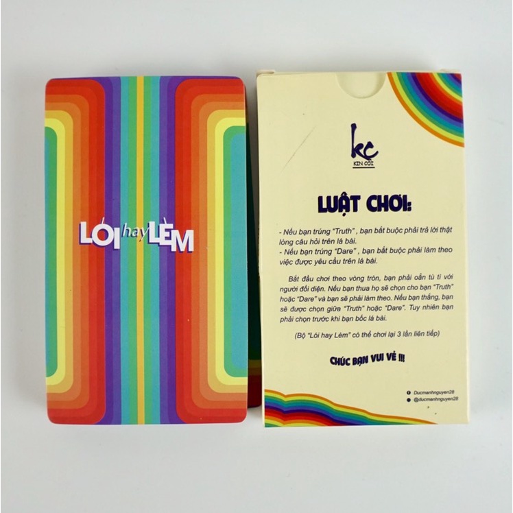 Bộ Lói hay Lèm -Truth or Dare Việt Hóa Drinking Game