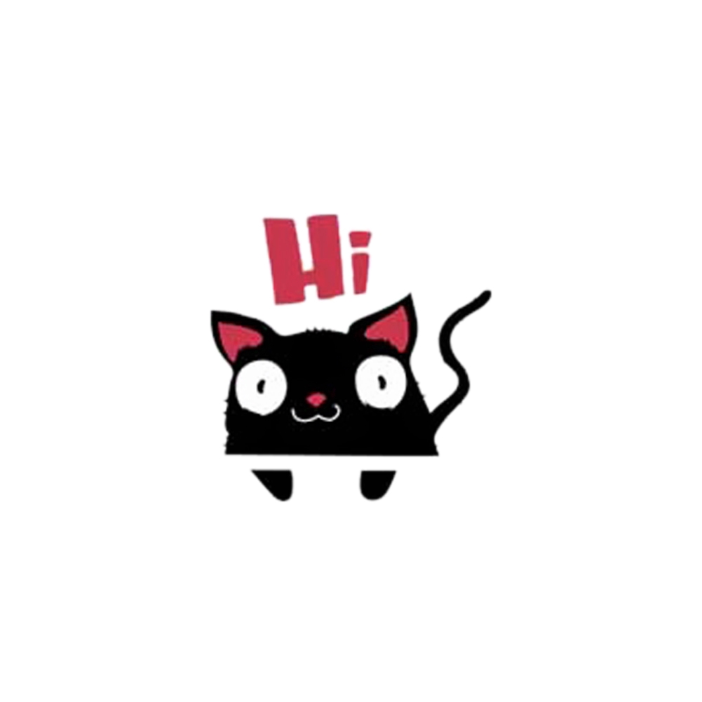 Sticker Dán Tường Họa Tiết Hình Mèo Dùng Trong Trang Trí Phòng Khách/Phòng Ngủ Đa Năng | WebRaoVat - webraovat.net.vn